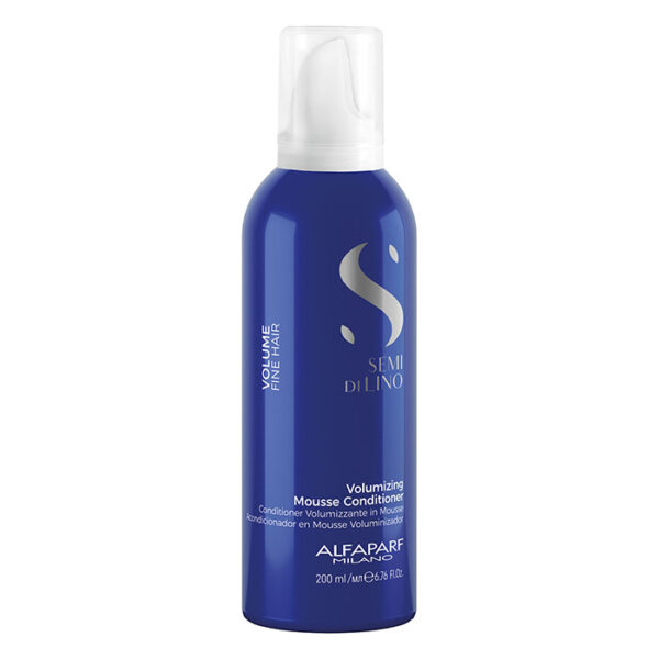 Semi di Lino Volumizing Mousse Conditioner 200 ml  - Acondicionador Volumen con cuerpo para el cabello fino.