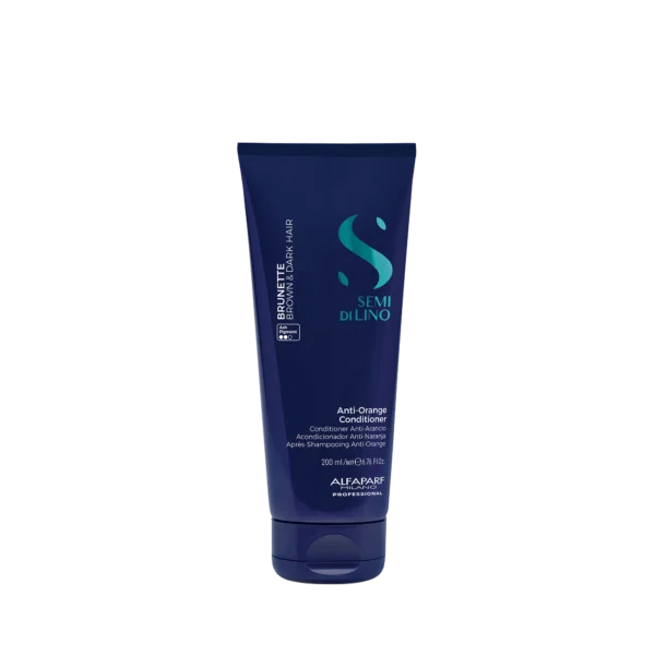 Semi di Lino Brunette Anti-Orange Conditioner 200 ml - CONDITIONER NEUTRALIZADOR DE REFLEJOS ANARANJADOS PARA EL CABELLO castaño y moreno