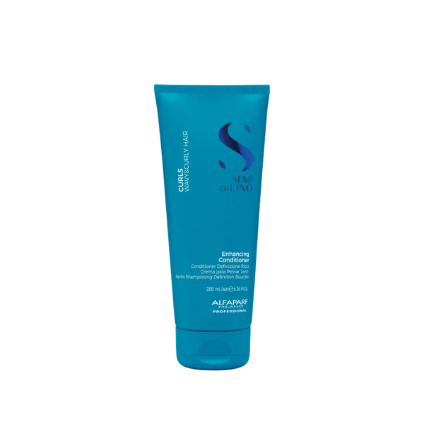 Semi di Lino Enhancing Conditioner 200 ml  - Acondicionador para definir ondas y rizos, puede usarse con aclarado y también sin aclarado.