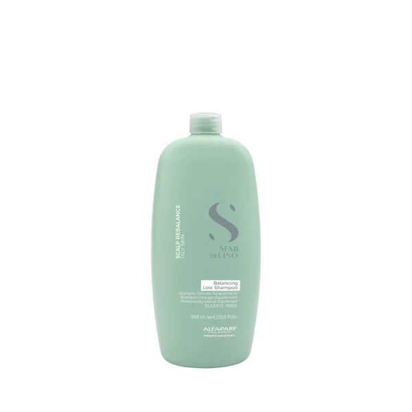 Semi di Lino Balancing Low Shampoo 1000 ml   - Champú delicado equilibrante para el cuero cabelludo con exceso de secreción sebácea.