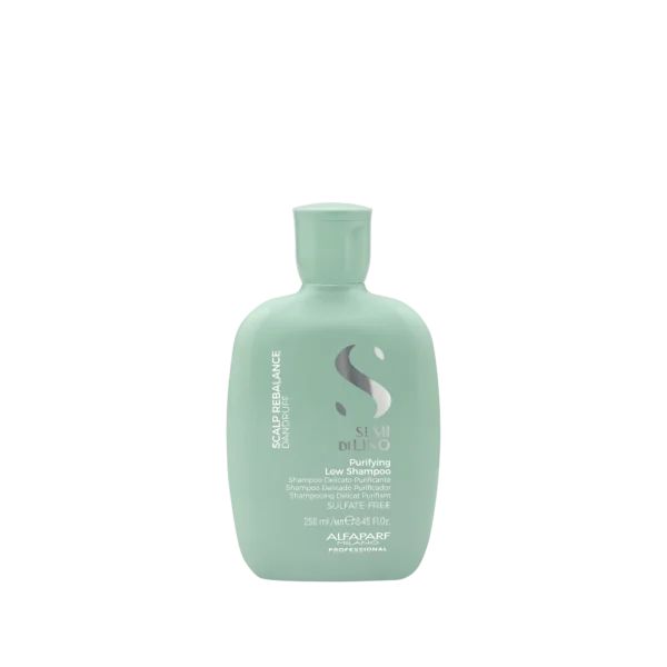 Semi di Lino Purifying Low Shampoo 250 ml - Champú delicado purificante para el cuero cabelludo con problemas de caspa seca o grasa