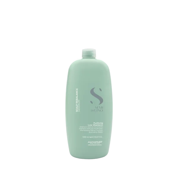 Semi di Lino Purifying Low Shampoo 1000 ml   - Champú delicado purificante para el cuero cabelludo con problemas de caspa seca o grasa