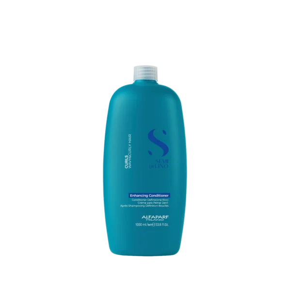 Semi di Lino Enhancing Conditioner 1000 ml   - Acondicionador para definir ondas y rizos, puede usarse con aclarado y también sin aclarado.